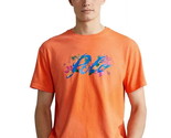 Polo Ralph Lauren Mens Classic-Fit Floral Logo T-Shirt Spectrum Orange-2XL - $39.99