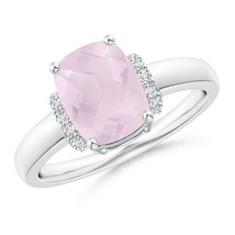 Authenticity Guarantee

ANGARA Rose Quartz Ring with Diamond Collar in Silver... - $557.07+