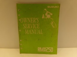 Suzuki Owner&#39;s Service Manual RMX250 - €35,15 EUR