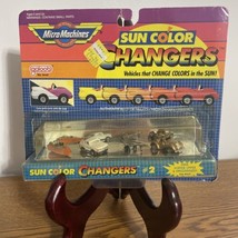 Vintage Galoob Micro Machines Sun Color Changers #2 Cars Boat Jet READ - £15.41 GBP