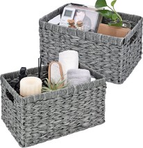 Granny Says Waterproof Rattan Storage Basket, Woven Storage Baskets For, Pack. - £38.32 GBP