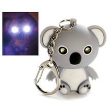 LED KOALA BEAR KEYCHAIN with Light and Sound Cute Animal Noise Key Chain... - £6.35 GBP