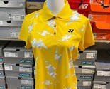 YONEX Women&#39;s Badminton Polo T-Shirts Sports Tee Top Yellow [95/US:S] NW... - $42.21