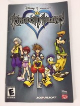 PS2~ Disney&#39;s  Kingdom Hearts~ Manual &amp; Case PlayStation 2 - £7.13 GBP