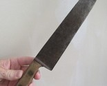 Primitive 1800&#39;s butcher knife antique VERY OLD long 13 1/4&quot; HAND FORGED - $59.99