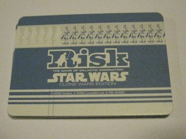 2005 Risk: Star Wars: Clone Wars Board Game Piece: Blue Step  "Buyer's Choice" - $1.00