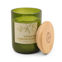 Paddywax Eco Green Candle in Glass 8oz - Verbena &amp; Lem - £27.43 GBP