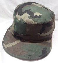 US Army Woodland Class 1 Cap Hat  Camo  8405-01-110-5023 Large 7-1/2 - £7.60 GBP