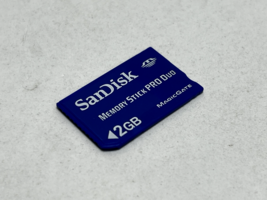 Sandisk 2Gb Memory Stick Pro Duo Magic Gate Memory card - Blue - $9.89