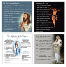 Catholic Magnet Set: Rosary Mysteries, Stations, 10 Commandments, and Ho... - £9.56 GBP