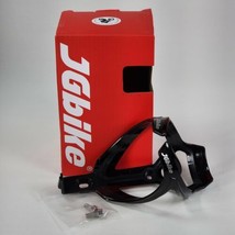 JGBike Water Bottle Cage Lightweight Black Mtn Bike Bicycle Holder Open Box - $8.79