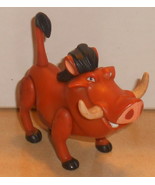 Mattel Disney Lion King Pumbaa 3.5&quot; action figure Poseable Rare HTF - $282.71 MXN