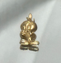 14K Yellow Gold Charm 2.02g Fine Jewelry Tweety Bird Pendant - £135.82 GBP