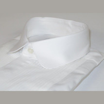 Mens CEREMONIA Tuxedo Formal Shirt 100% Cotton Turkey Slim Fit #stn 13 ata White image 6