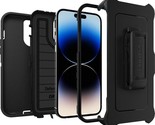 Otterbox Defender Series Pro Case With Holster For iPhone 14 plus Black Wob - $26.72