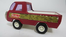 Vintage 1976 Buddy L Horse Rack Truck Steel Red White Vehicle Car missing parts - £7.75 GBP