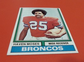 1974 Topps # 295 Haven Moses Broncos Nm / Mint Or Better !! - £39.10 GBP