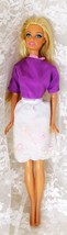 Mattel 2011 Beach Barbie 11 1/2" Doll w/Pink Highlights, Jointed Knees & Ankles - $8.59