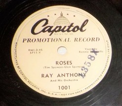 Ray Anthony w/ Ronnie Deauville 78 Roses / National Emblem March SH1A - £5.44 GBP