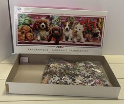 Panoramic Puppies 700 Piece Jigsaw Puzzle Ceaco USA by Adrian Chesterman 2015 - $18.23
