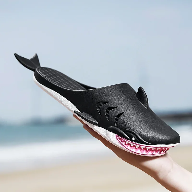 New cute cartoon slippers outdoor non-slip home beach sandals and slippers men - £24.72 GBP