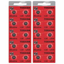 Toshiba LR41 Battery 3V Battery 1.5V Alkaline (100 Batteries) - £6.28 GBP+