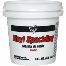 DAP 1/2 Pt. Heavy-Duty Vinyl Interior Vinyl Spackling Compound 12130 Pac... - £7.47 GBP