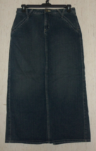 Excellent Womens Cato Long Distressed Denim Skirt Size 8 - £29.82 GBP
