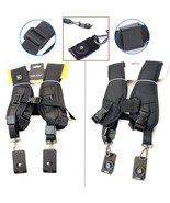 Black Dual Shoulder Quick Release Belt Sling Strap For 2 Dslr Camera Can... - £24.36 GBP