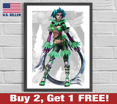 Soul Calibur Tira Green 18&quot; x 24&quot; Poster Print Game Room Soulcalibur Wall Art - £10.53 GBP