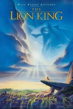 1994 Walt Disneys The Lion King Movie Poster Print Simba King Mufasa Scar  - £5.56 GBP