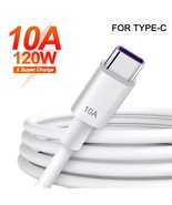 120W 10A USB Type C USB Cable Super Fast Charing Line for Xiaomi Samsung... - £5.68 GBP+