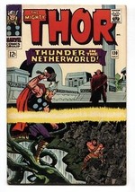 THOR #130 comic book 1966-MARVEL COMICS-KIRBY hercules fn- - $37.83