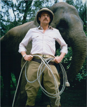 Bring &#39;em Back Alive TV series 1982 Bruce Boxleitner stands by elephant 8x10 - £7.56 GBP