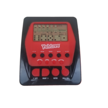 Yahtzee HandHeld Game Electronic Video 2012 Pocket Sized Red Black Tested - $9.89
