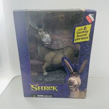 New McFarlane Toys Super Size Shrek Vtg 2001 12” Donkey With Sound 6 Phr... - $80.29