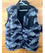 Champion Men&#39;s High Pile Reversible Fleece Vest in Camo Ammo X-Large - $29.03
