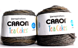 2 Arnspirations Caron Tea Cakes Wavy Granny Crochet Blanket 8.5 Oz - $37.99