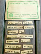 Vintage The Harter School Supply Company Nursery Rhyme Cut Outs Cleveland OH - £7.91 GBP