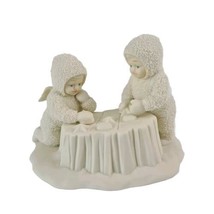  Department 56 Snowbabies 68225 &quot;Stars In A Row, Tic Tac Toe&quot; Vintage Figurine - £15.66 GBP