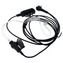 2-Wire Security Surveillance Mic Headset Earpiece Motorola Cp-250 Cp-300 Cp-150 - £19.91 GBP