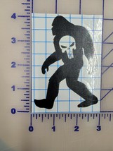 Bigfoot Sasquatch Bigfoot Punisher durable sticker 4&quot;   Logo Vinyl Decal - $3.75