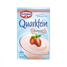 Dr.Oetker Quarkfein Quark STRAWBERRY Dessert  -PACK OF 1 -FREE SHIPPING - $6.92