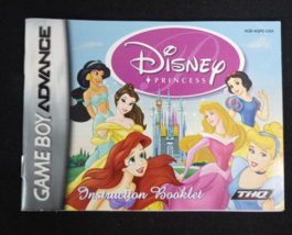 Disney Princess Manual Nintendo Gameboy Advance GBA Game Boy - £3.05 GBP