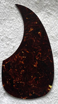 For Folk Acoustic Guitar Self Adhesive Pickguard Teardrop,Brown Tortoise - £6.39 GBP