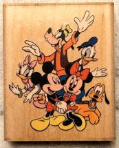 Disney Mickey Minnie Donald Goofy Pluto Rubber Stampede Cast Members 378-F - NEW - £7.86 GBP