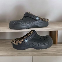 Crocs  shoes  Size: 1J3 Black, Brown Fur Lined juniors - £13.41 GBP