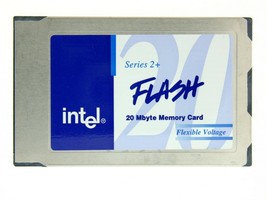 Intel Flash Serie 2 20MB Speicher Pcmcia Karte Imc020flsp-15/25-s Industrie - £60.08 GBP