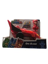 NEW, PJ Masks Save the Sky Owl Glider Owlette Red Figure + Vehicle - £7.78 GBP
