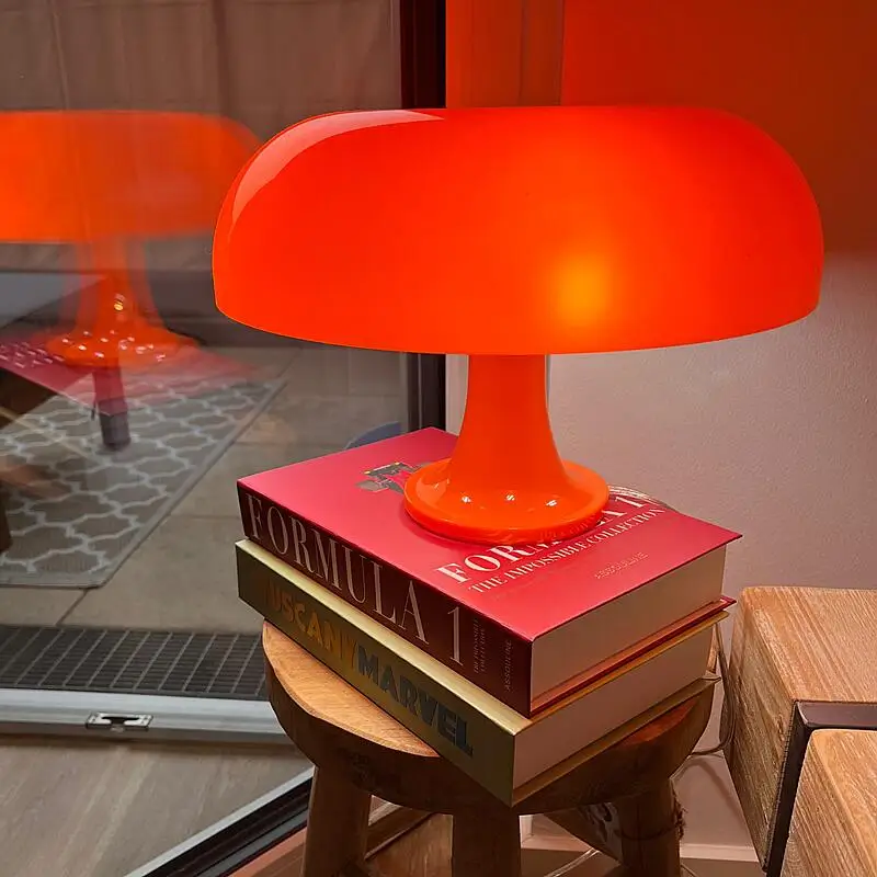 Italy Designer Led Mushroom Table Lamp for Hotel Bedroom Bedside Living ... - $42.40+